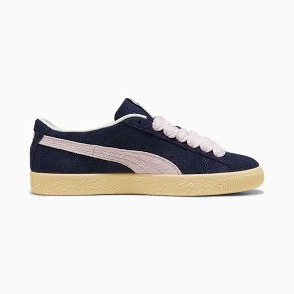Suede VTG B-Girl Women's Sneakers, PUMA Navy-Light Straw, large-MEX