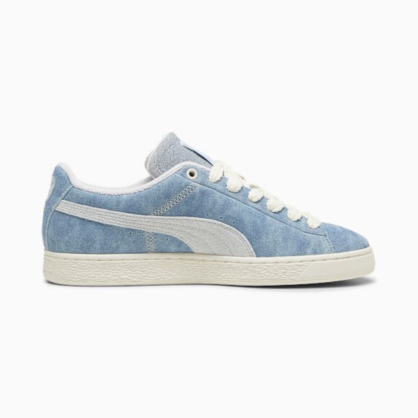 Suede Basketball Nostalgia Sneakers, Dewdrop-Frosted Ivory, large-MEX