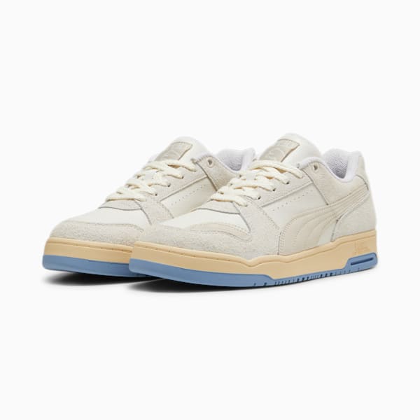 SlipstreamLo Bball Nostalgia Unisex Sneakers, Alpine Snow-Sugared Almond-Zen Blue, large-ZAF