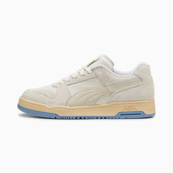 SlipstreamLo Bball Nostalgia Unisex Sneakers, Alpine Snow-Sugared Almond-Zen Blue, large-ZAF