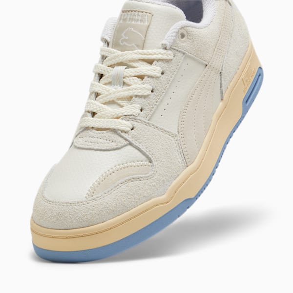 SlipstreamLo Bball Nostalgia Unisex Sneakers, Alpine Snow-Sugared Almond-Zen Blue, large-ZAF