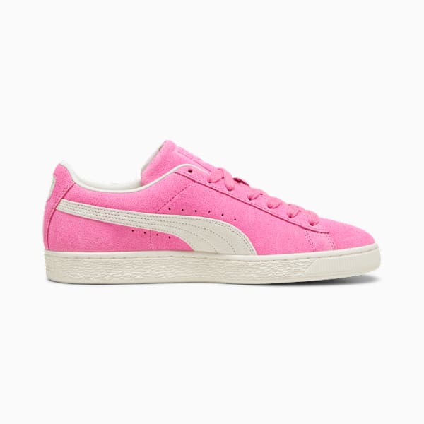 Suede Neon Sneakers, Poison Pink-Frosted Ivory, large-MEX