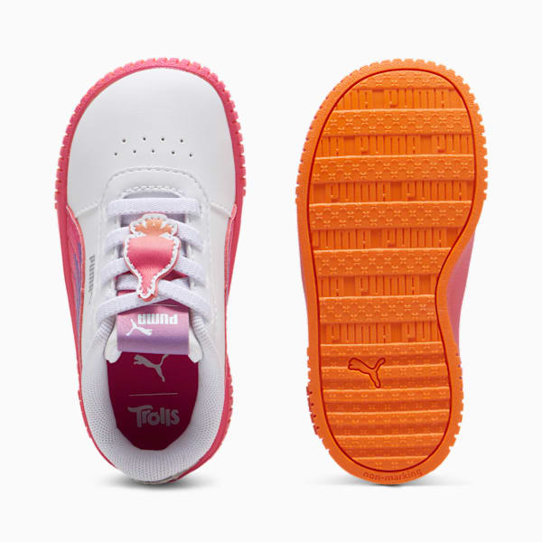 Tenis para infantes PUMA x TROLLS Carina 2.0, PUMA White-Ravish-Rickie Orange, large-MEX