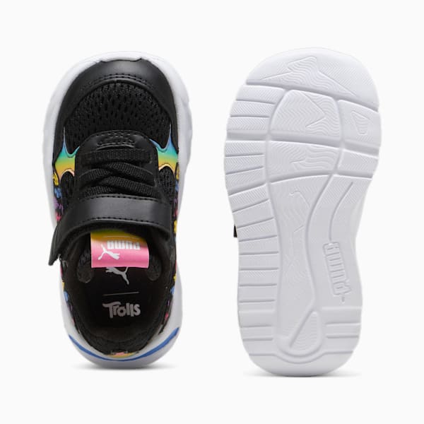 PUMA x TROLLS Trinity Toddlers' Sneakers, PUMA Black-PUMA Green-Ultraviolet-Blue Skies, large-ZAF