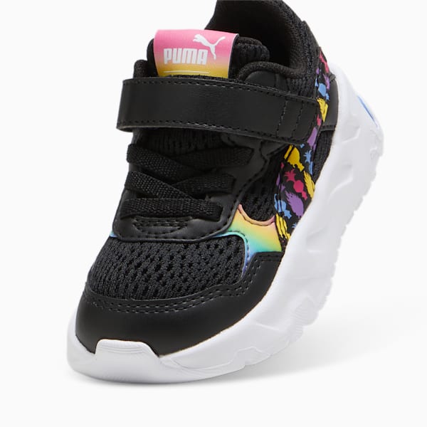 PUMA x TROLLS Trinity Toddlers' Sneakers, PUMA Black-PUMA Green-Ultraviolet-Blue Skies, large-ZAF