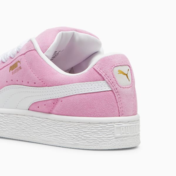 Suede XL Youth Sneakers, Mauved Out-PUMA White, large-ZAF