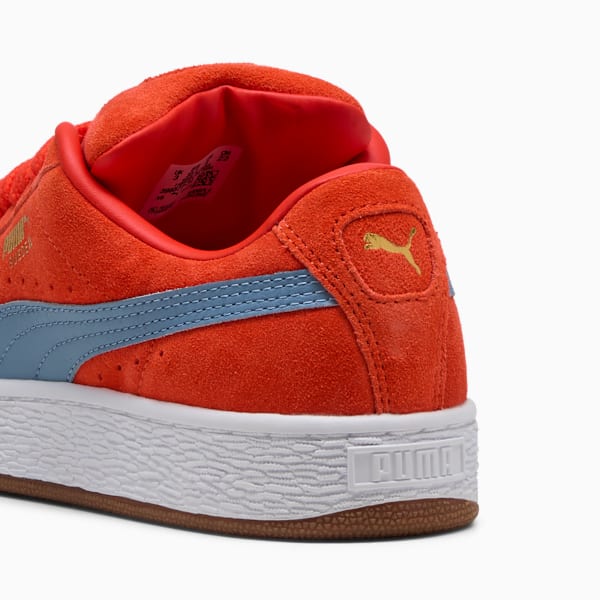 Suede XL Youth Sneakers, Fierce Red-Cool Blue, large-ZAF