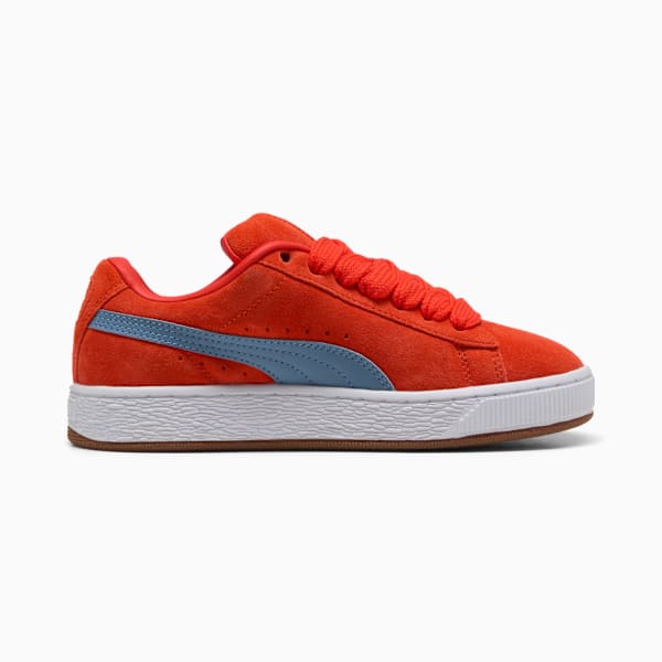 Suede XL Youth Sneakers, Fierce Red-Cool Blue, large-ZAF