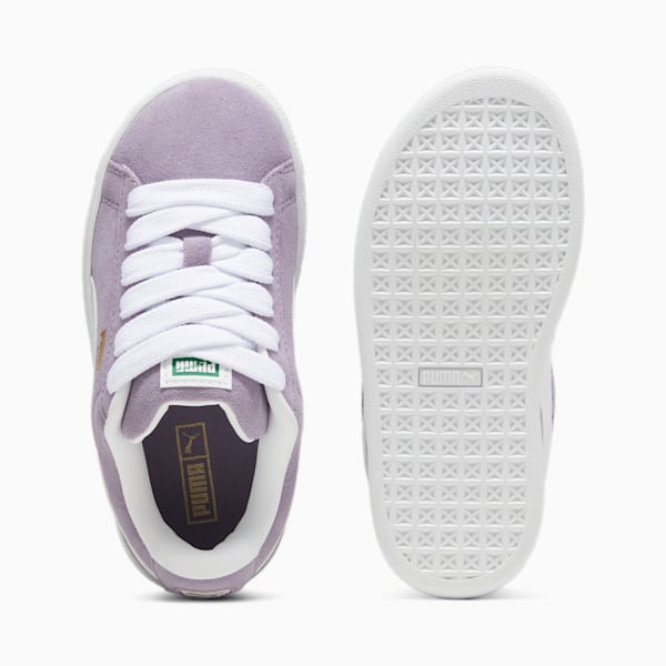 Tenis Suede XL para niños, Pale Plum-PUMA White, large-MEX