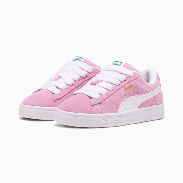Suede XL Kids' Sneakers, Mauved Out-PUMA White, large-ZAF