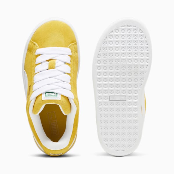 Suede XL Kids' Sneakers, Fresh Pear-PUMA White, large-MEX