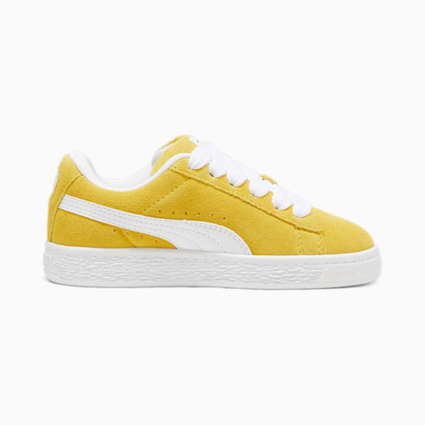 Suede XL Kids' Sneakers, Fresh Pear-PUMA White, large-MEX