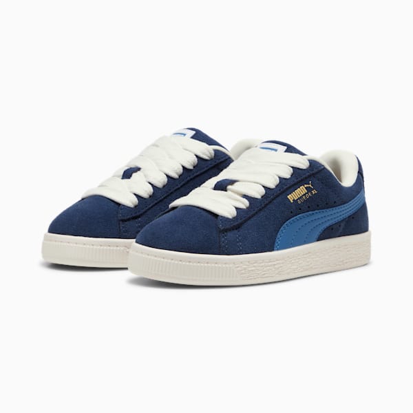 Suede XL Kids' Sneakers, Club Navy-Blue Horizon, large-ZAF