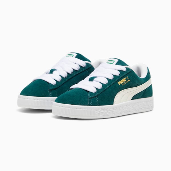 Tenis Suede XL para niños, Dark Myrtle-Warm White, large-MEX