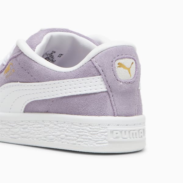 Tenis Suede XL para bebés, Pale Plum-PUMA White, large-MEX