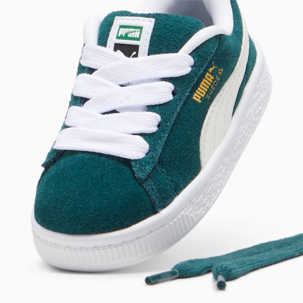 Tenis Suede XL para bebés, Dark Myrtle-Warm White, large-MEX