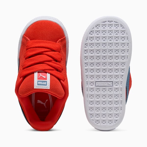 Suede XL Toddlers' Sneakers, Fierce Red-Cool Blue, large-ZAF