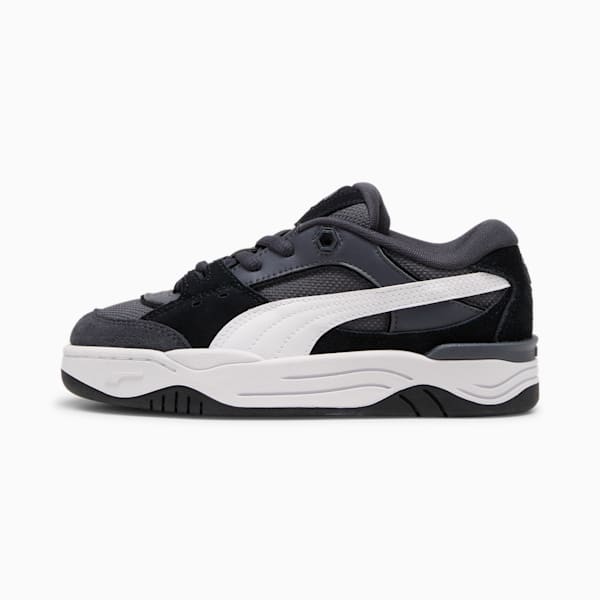 Puma-180 Youth Sneakers, Strong Gray-PUMA Black, large-ZAF