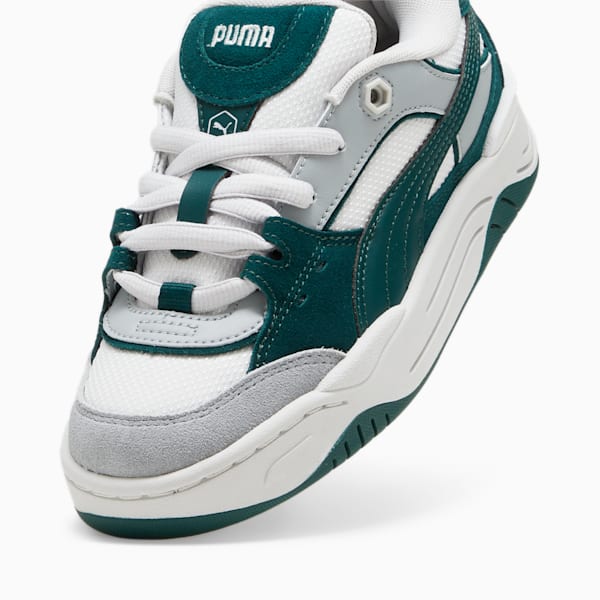 Tenis para niños mayores PUMA-180, Feather Gray-Dark Myrtle, large-MEX