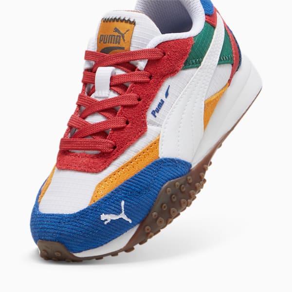 Zapatillas infantiles Blktop Rider Multicolour, PUMA White-Club Red, large-ARG