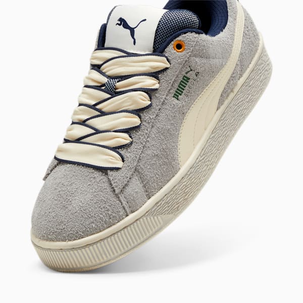 Suede XL Skateserve Sneakers, Cool Light Gray-Sugared Almond, large-ZAF