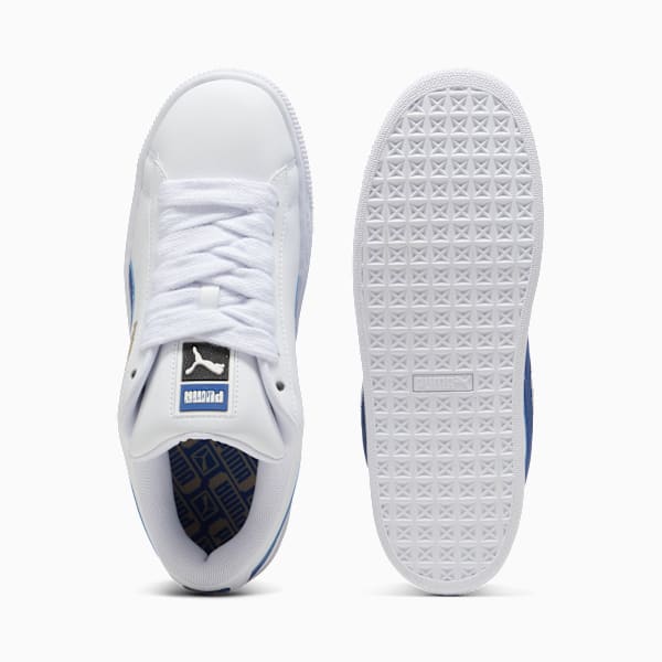 Suede XL Leather Sneakers Unisex, PUMA White-Clyde Royal, large-ZAF