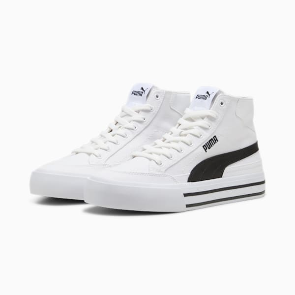 Tenis Court Classic Formstrip Mid, PUMA White-PUMA Black, large-MEX