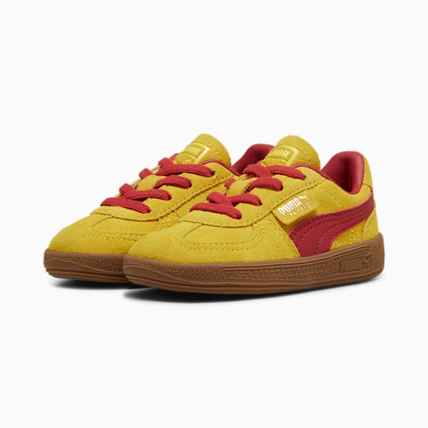Palermo Toddlers' Sneakers, Pelé Yellow-Club Red, large-MEX