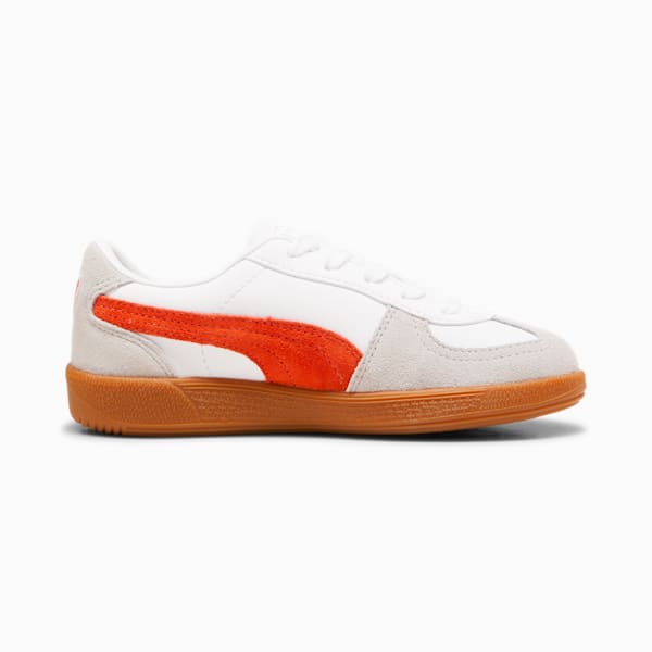 Palermo Leather Sneakers Kids, PUMA White-Redmazing-Gum, large-ZAF