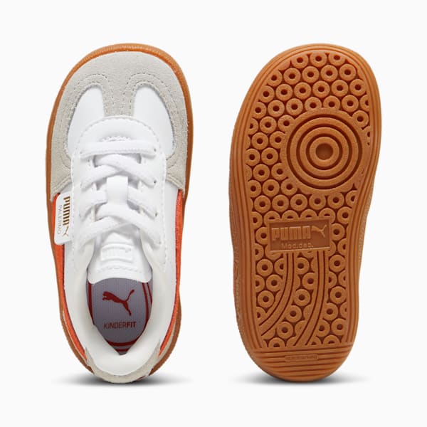 Palermo Leather Toddlers' Sneakers, PUMA White-Redmazing-Gum, large-MEX