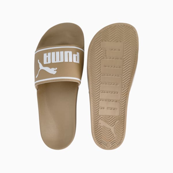 Poolcat Slide ZADP, Sand Dune-PUMA White, large-ZAF