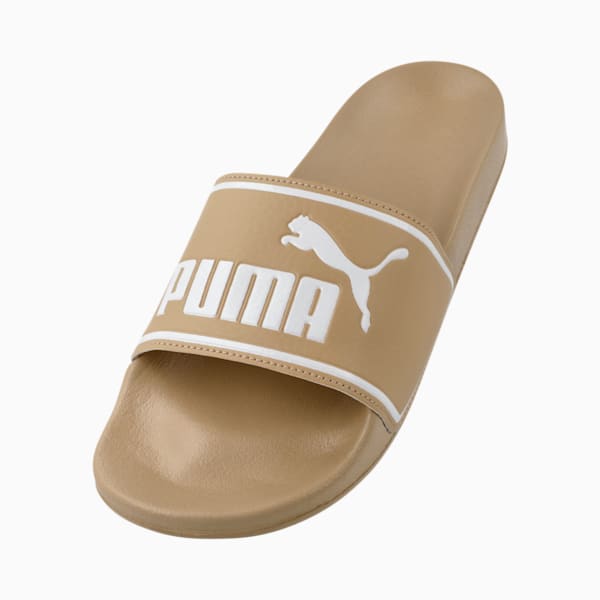 Poolcat Slide ZADP, Sand Dune-PUMA White, large-ZAF