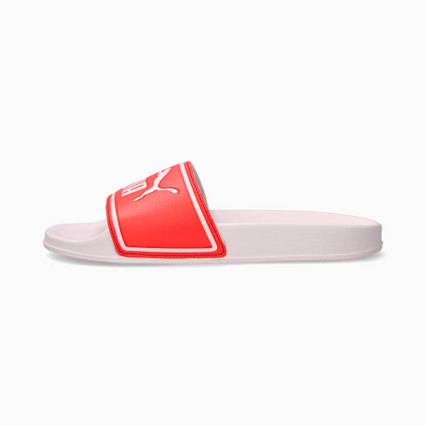 Poolcat Slides Women, PUMA White-Salmon, large-ZAF