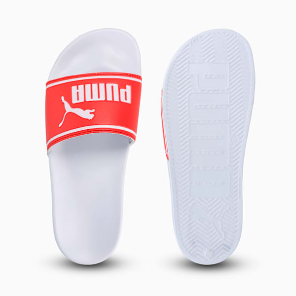Poolcat Slides Women, PUMA White-Salmon, large-ZAF