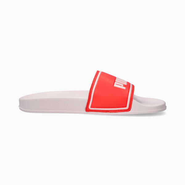 Poolcat Slides Women, PUMA White-Salmon, large-ZAF