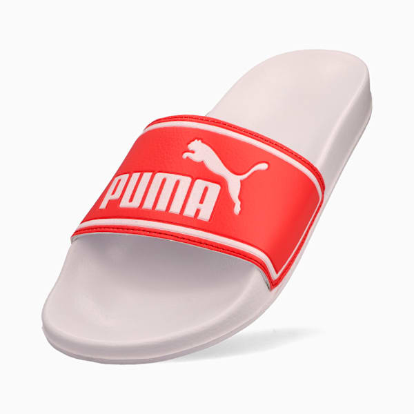 Poolcat Slides Women, PUMA White-Salmon, large-ZAF