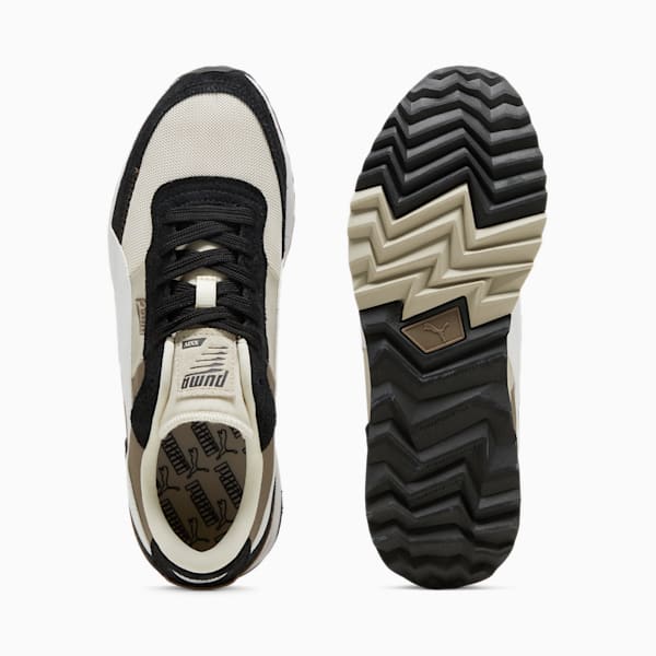 Road Rider Suede Sneakers, Alpine Snow-Totally Taupe, large-ZAF