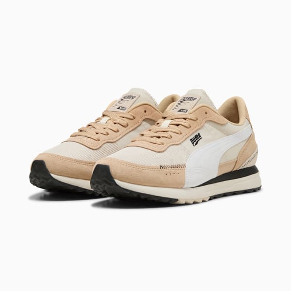 Road Rider Suede Sneakers, Alpine Snow-Light Sand, large-ZAF