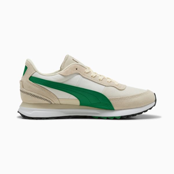 Road Rider Suede Sneakers, Warm White-Archive Green, large-ZAF