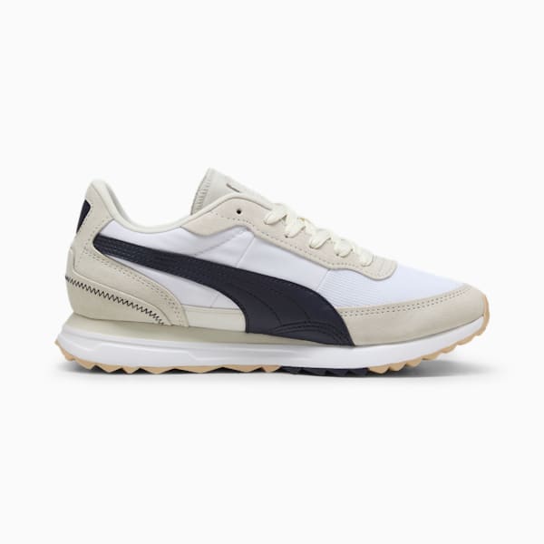 Road Rider Suede Sneakers, PUMA White-New Navy, large-ZAF