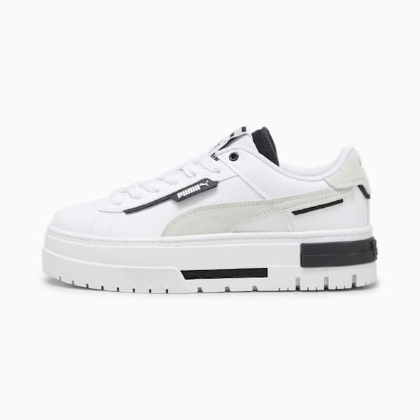 Zapatillas para mujer Mayze Crashed, PUMA White-PUMA Black, large-ARG