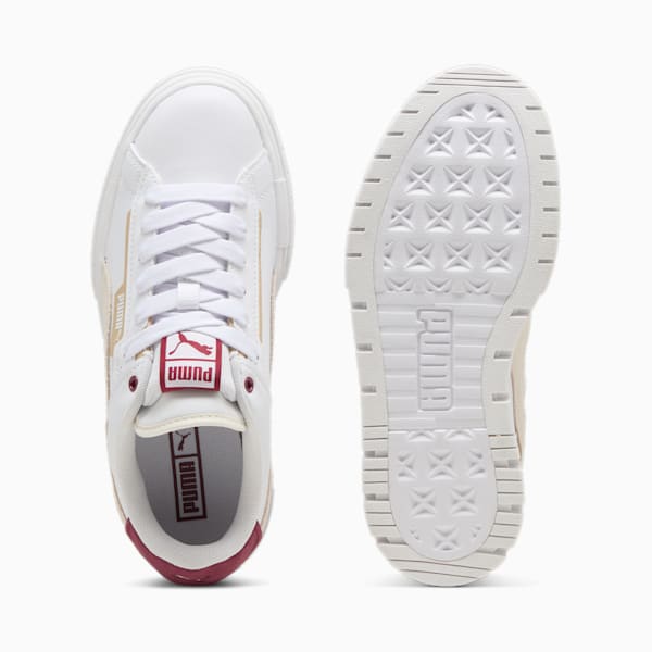 Zapatillas para mujer Mayze Crashed, PUMA White-Sugared Almond, large-ARG