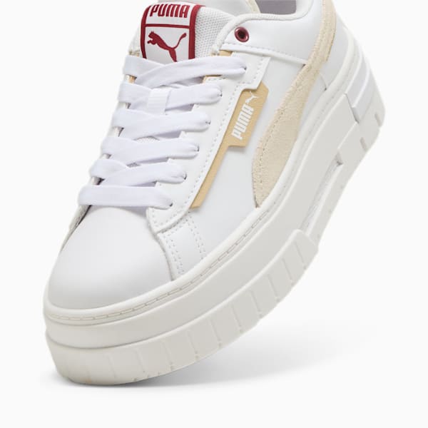 Zapatillas para mujer Mayze Crashed, PUMA White-Sugared Almond, large-ARG