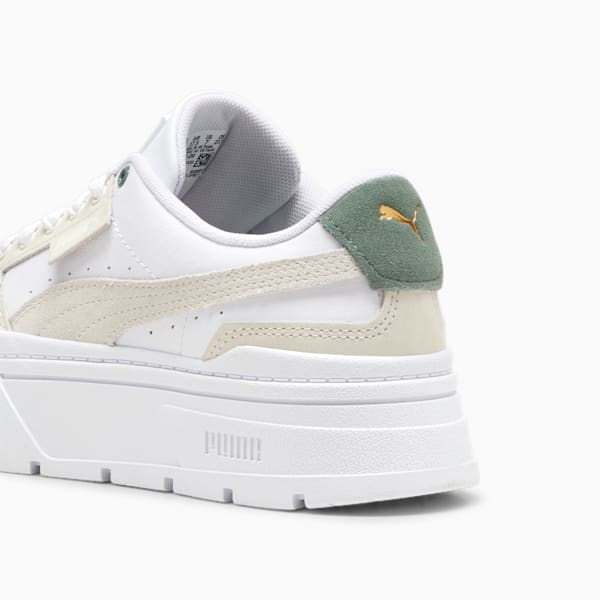 Zapatillas para mujer Mayze Stack Luxe, Warm White-PUMA White, large-ARG