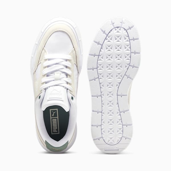 Zapatillas para mujer Mayze Stack Luxe, Warm White-PUMA White, large-ARG