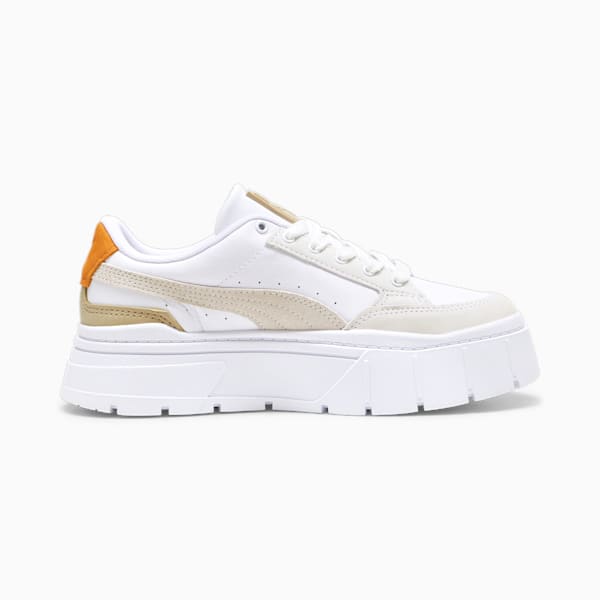 Zapatillas para mujer Mayze Stack Luxe, PUMA White-Ginger Tea, large-ARG