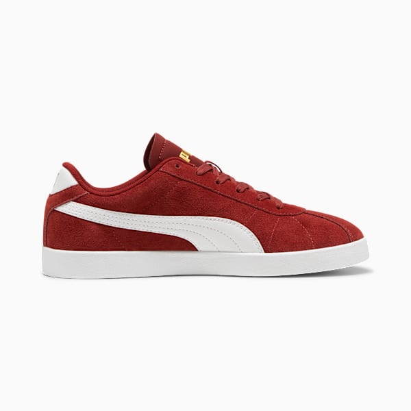 Zapatillas PUMA Club II Gamuza, Intense Red-PUMA White-PUMA Gold, large-ARG