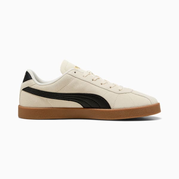 PUMA Club II Suede Sneakers Unisex, Alpine Snow-PUMA Black-PUMA Gold, large-ZAF