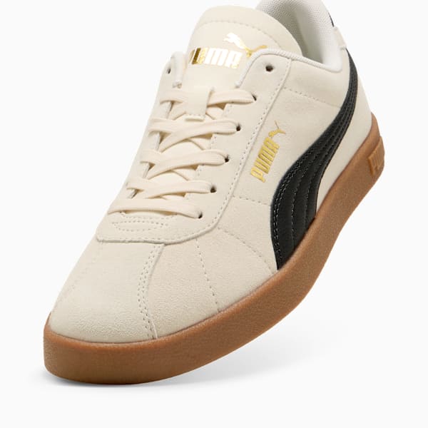 PUMA Club II Suede Sneakers Unisex, Alpine Snow-PUMA Black-PUMA Gold, large-ZAF