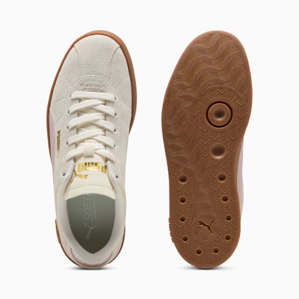 Zapatillas PUMA Club II Gamuza, Warm White-Rose Mauve-Gum, large-ARG